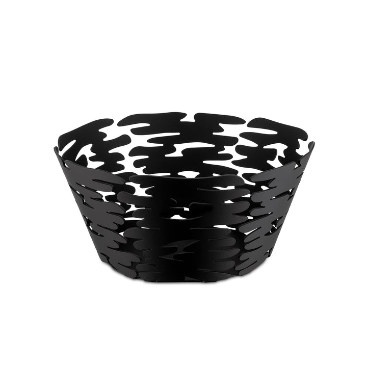 Alessi Barket Rundkorb Ø 21 schwarz, Ø 21 Schwarz