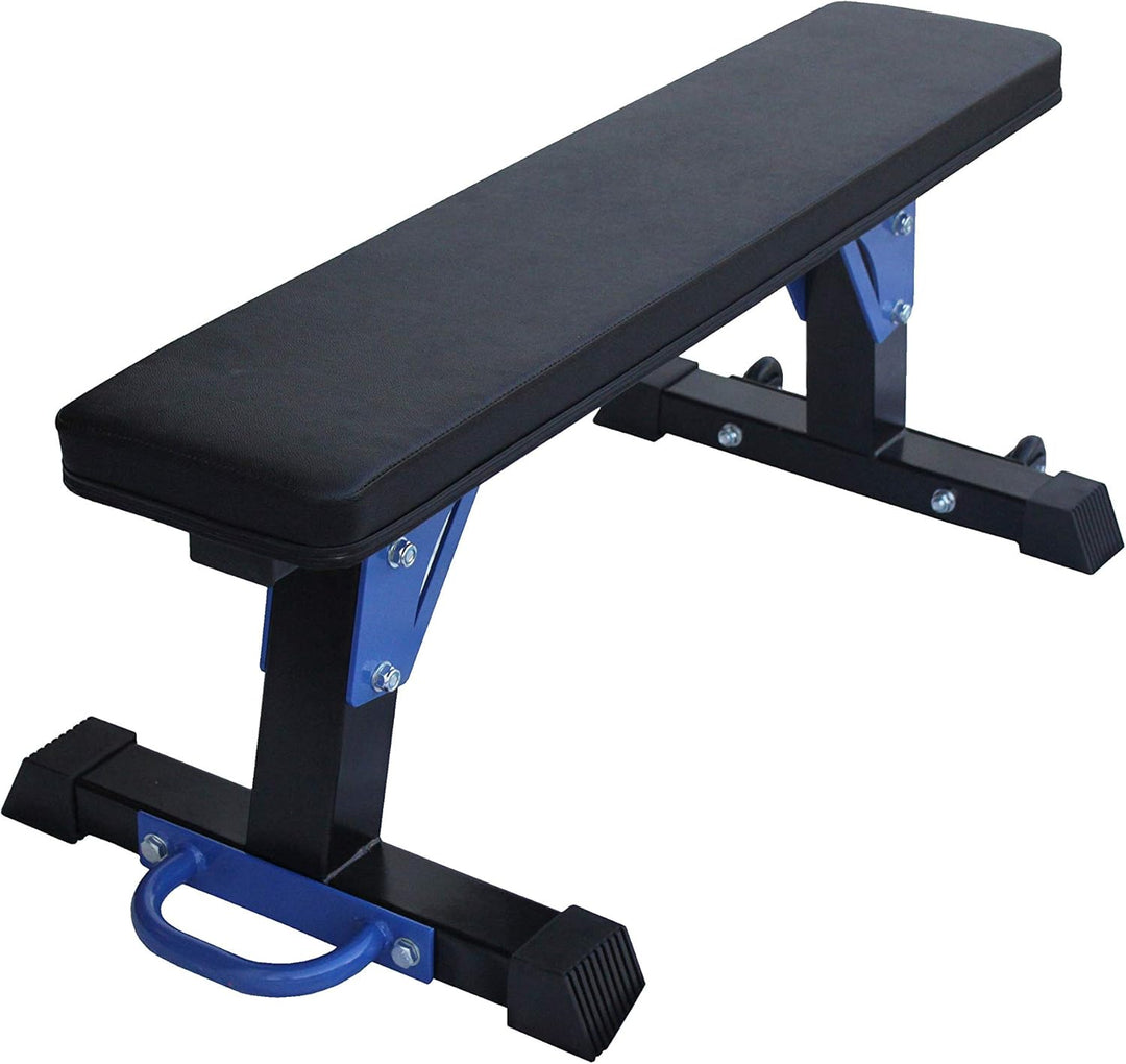 Lisaro Hantelbank – Flachbank | Hanteltraining Bauchtraining – Krafttrainingsbank | Ideal für Zuhaus