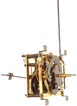 August Schwer Uhrwerk Regula 25, Pendellänge 19,1 cm