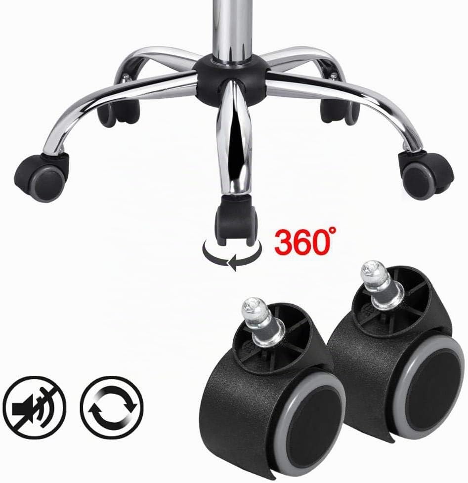 Yaheetech Bürostuhl, ergonomischer schreibtischstuhl, Drehstuhl ohne Armlehne, Chefsessel mit Laufro