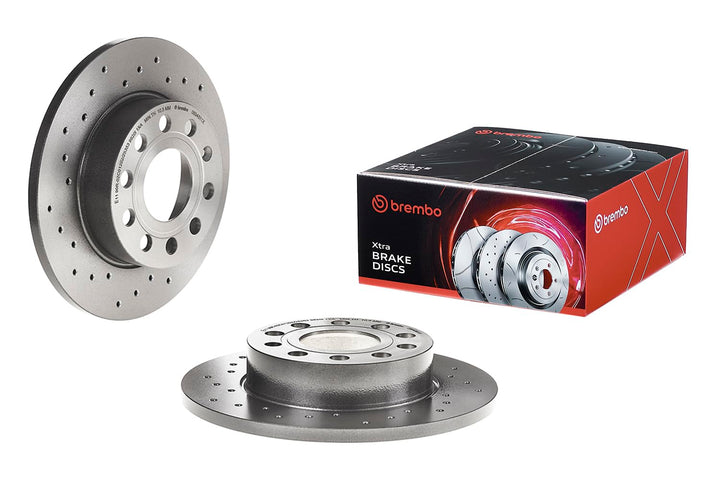 BREMBO 2 Bremsscheiben Bremsscheiben Rotoren 08.9488.1X