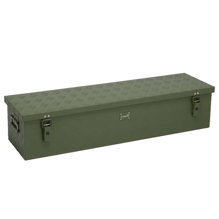 alubox Werkzeugkiste Riffelblech olive ABX-RL86G Aluminium 1,5mm Werkzeugkiste leicht und robust 86