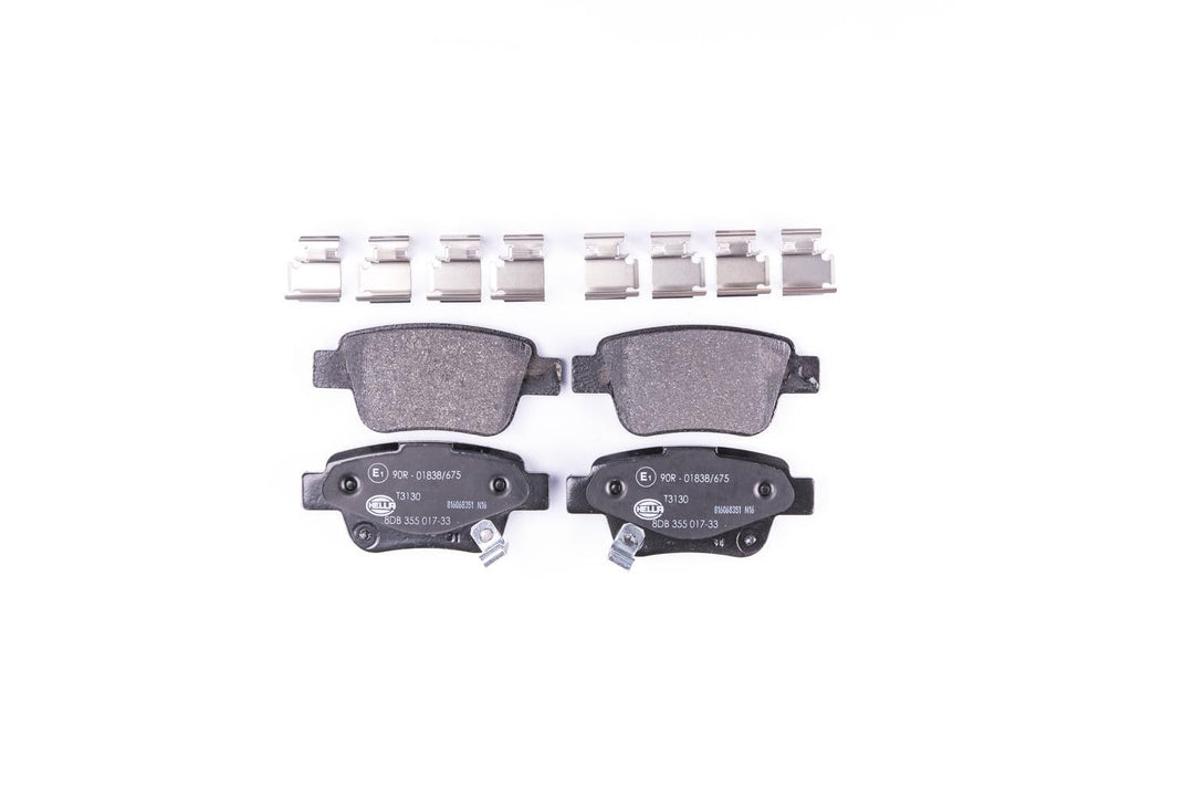 HELLA PAGID 8DB 355 017-331 Bremsbelagsatz - T3130 - Dicke/Stärke: 16.6mm - Bremssystem: Bosch - mit