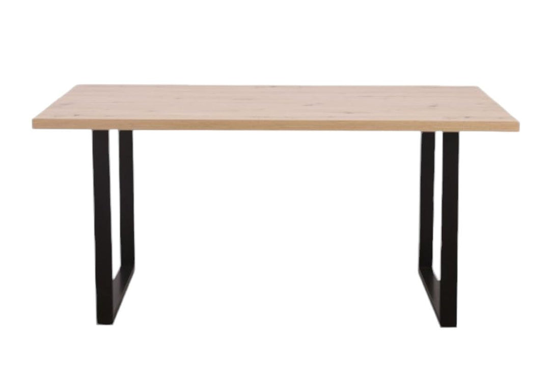FORTE Tischsystem: Tischplatte aus Holzwerkstoff in Artisan Eiche, 160 x 3,8 x 90 cm Artisan Eiche D