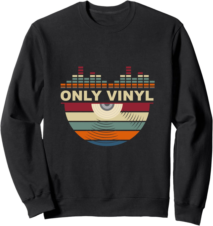 Retro Vinyl LP Plattensammler - Vintage Schallplatte Sweatshirt