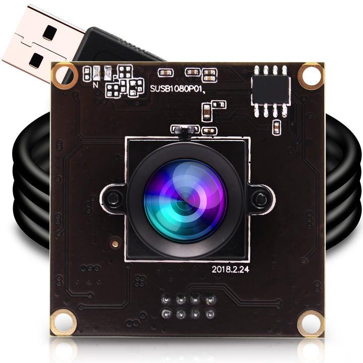 ELP No Distortion Kamera USB3.0 Compatible with Sensor Sony IMX291 50fps 1080P Webcam SUSB1080P01-LC