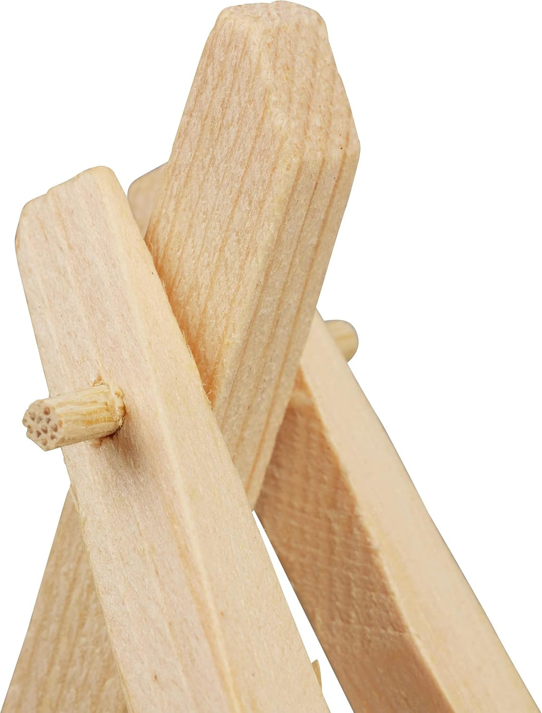 Relaxdays 100 x Staffelei klein, Tischdekoration für zu Hause, Hochzeiten, Feierlichkeiten, Holzstaf