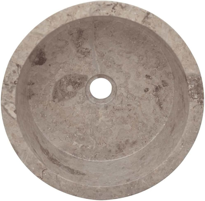 vidaXL Waschbecken Aufsatzwaschbecken Waschtisch Waschplatz Waschschale Handwaschbecken Naturstein B