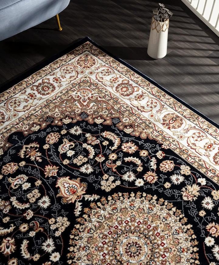 the carpet Elegant orientalischer Teppich Wohnzimmer, weicher & pflegeleichter Kurzflor Wohnzimmerte