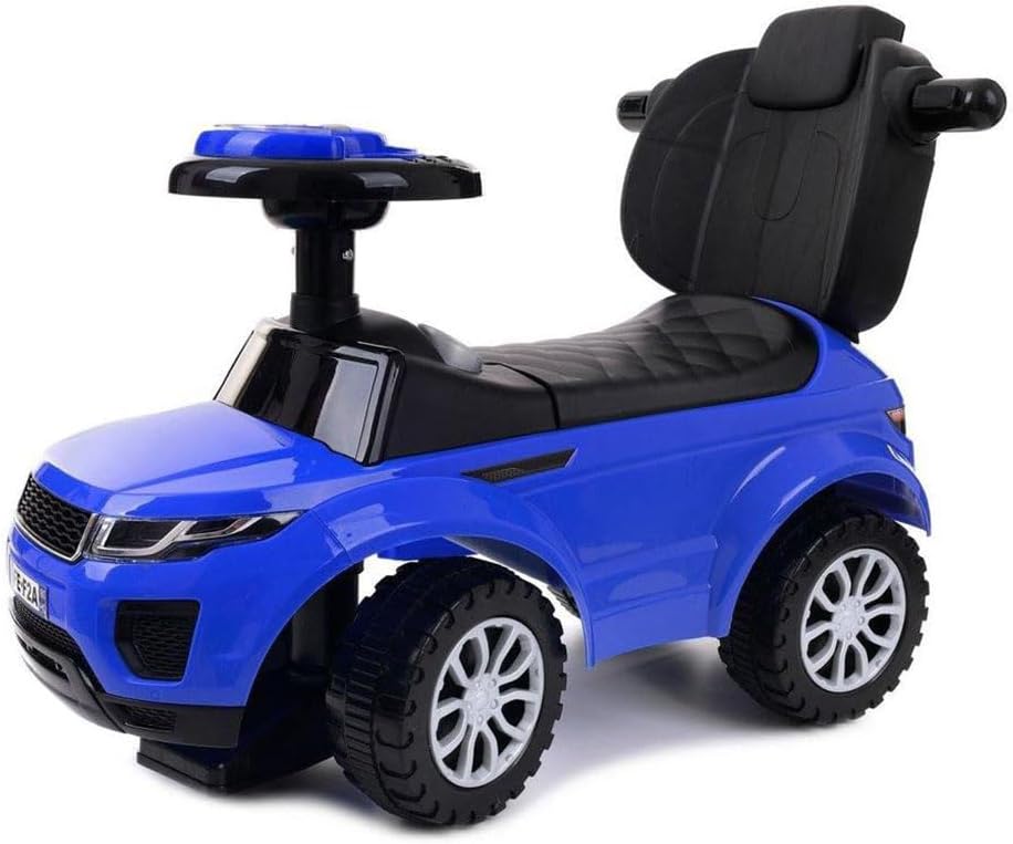 Billy Rutschauto mit Schiebestange Mora, Blau, Blau