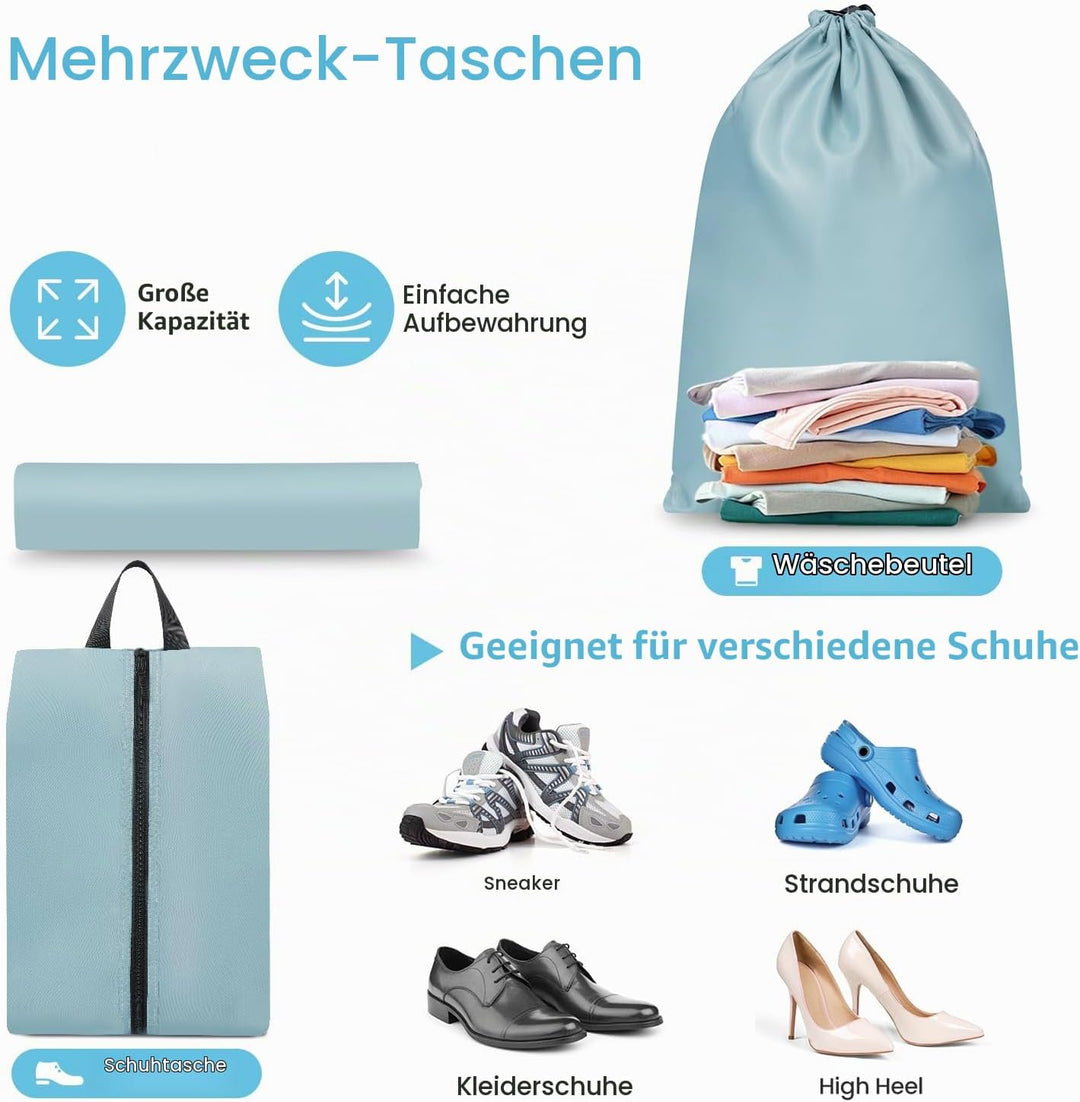 Packing Cubes for Suitcase 8 Set, Leichtgewichtige Gepäck Packing Organizer Packing Cubes für Reisez