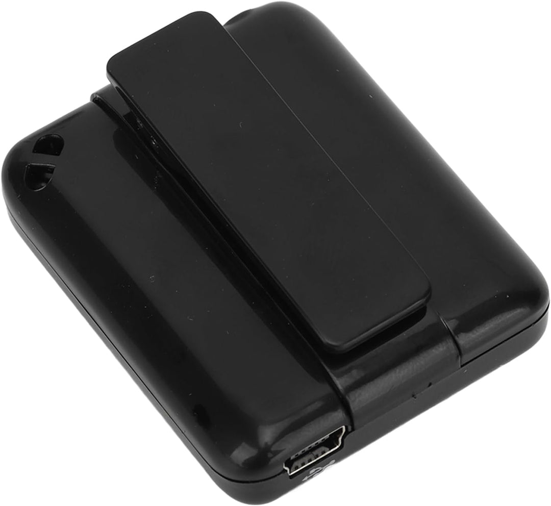 Black Digital LCD Mini Metronome Clip auf USB -Ladung kleines Metronom für Klavier Geigengitarre