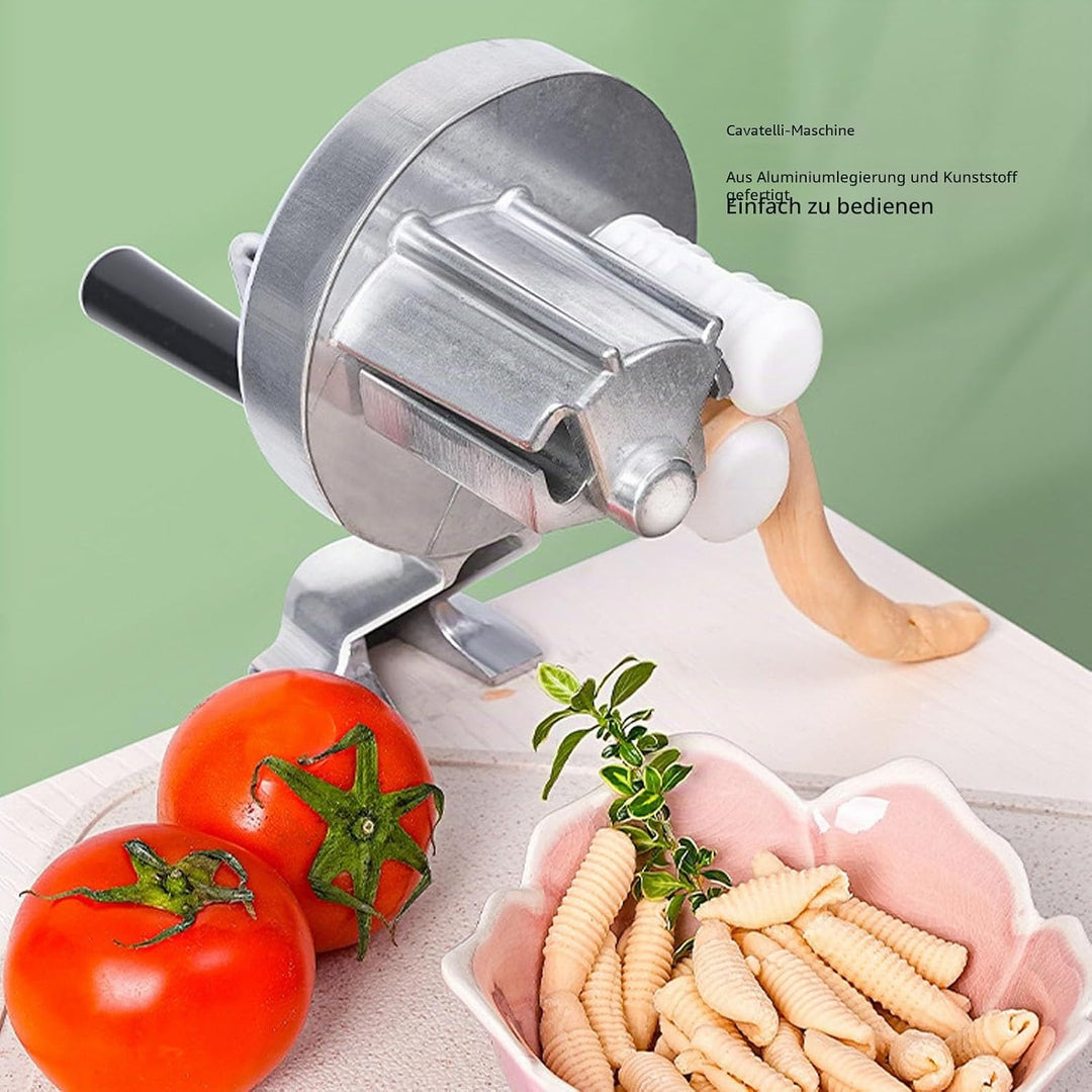 Cavatelli Maker Maschine, Aluminiumlegierung Manuelle Pasta Maschine Nudelmaschine Hand Gnocchi Nude