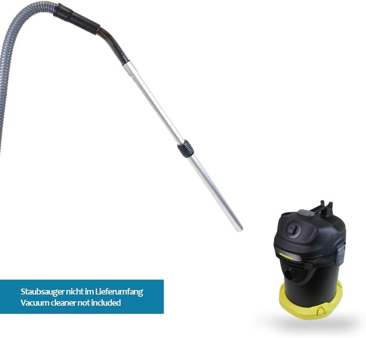 MisterVac | Teleskop-Staubsaugerrohr kompatibel mit Kärcher AD 4 Premium 1.629-731.0