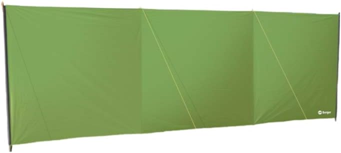 BERGER Screen Windschutz | Sichtschutz Blickschutz Sonnenschutz freistehend für Outdoor Camping Gart