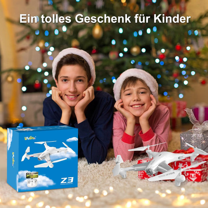 Loolinn | Drohne Quadrocopter mit Kamera HD für Kinder als Geschenk - Optischer Flusspositionierungs