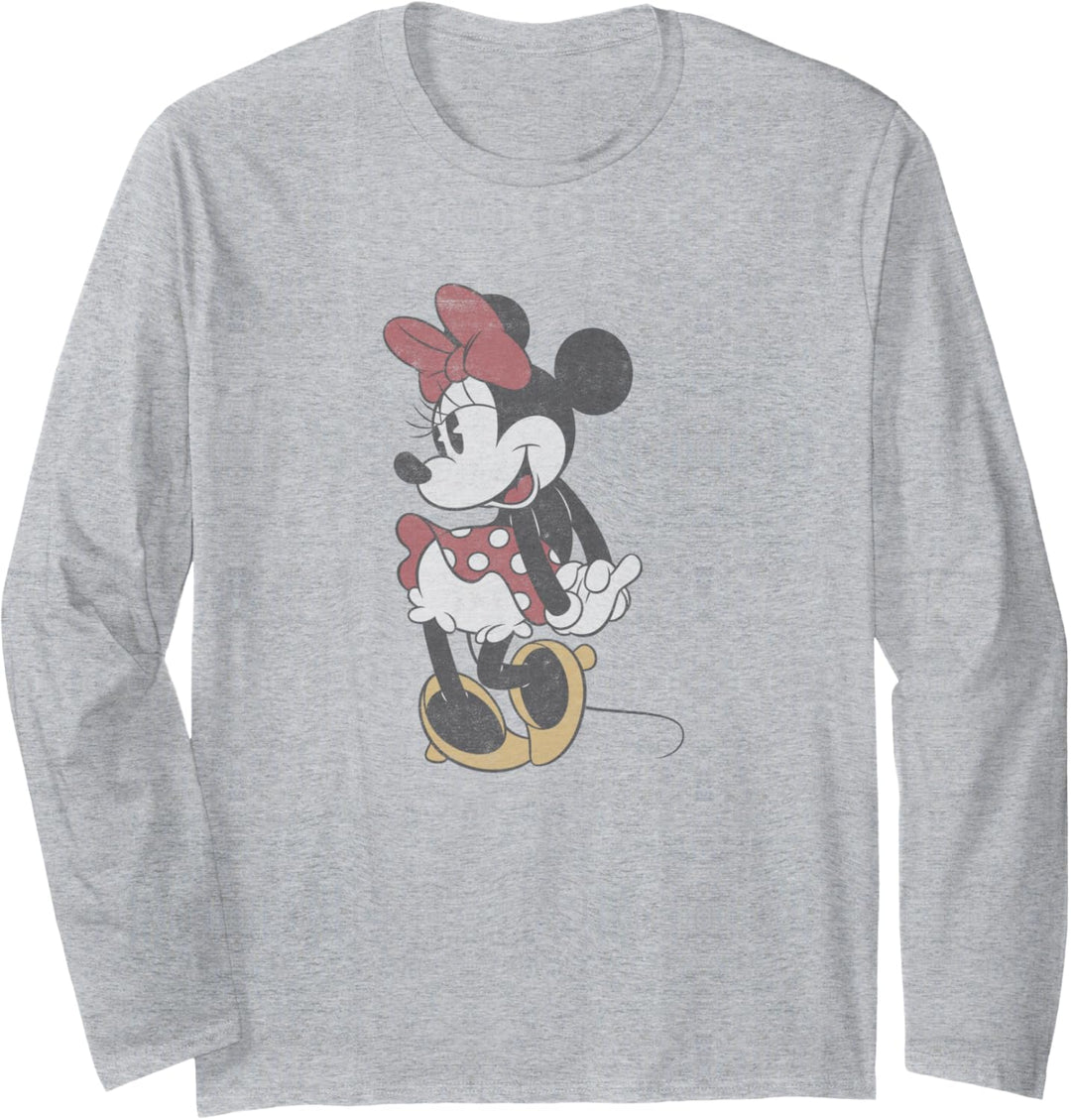 Disney Mickey & Friends Minnie Classic Pose Langarmshirt