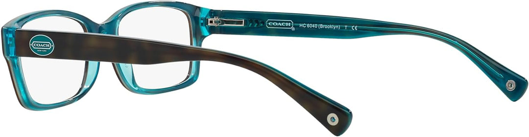 COACH Brillengestell HC 6040 5116 Dark Tortoise Teal 52MM