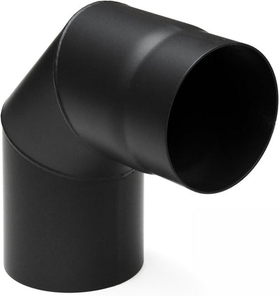 raik SH019-120-sw Raik Rauchrohrbogen/Ofenrohr 120mm - 90°