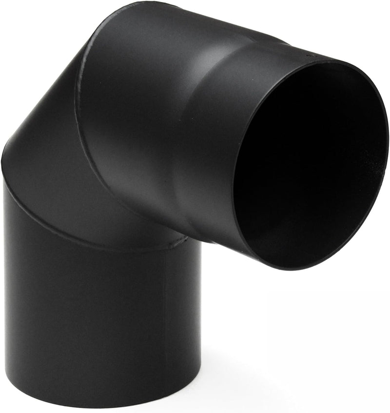raik SH019-120-sw Raik Rauchrohrbogen/Ofenrohr 120mm - 90°