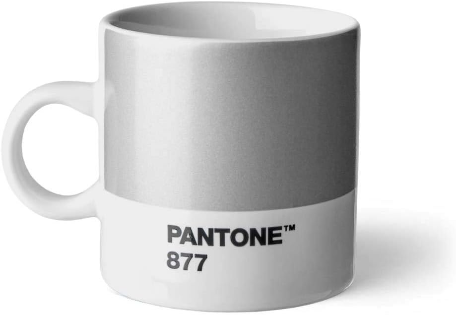 Pantone Porzellan Espressobecher 6er-Set, 6 Espressotassen à 120 ml, Coffee, mit Henkel, spülmaschin