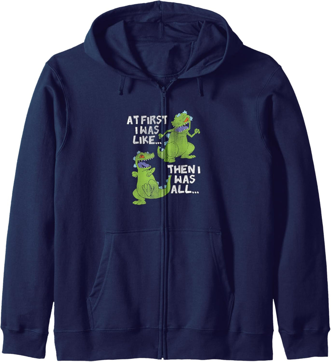 Rugrats Reptar At First I Was Then I Was Kapuzenjacke