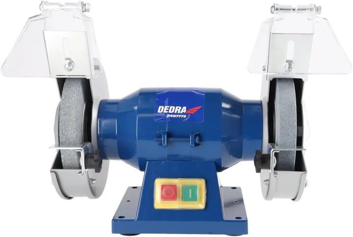 Doppelscheiben-Tischschleifer 150 W DEDRA, 125 × 16 mm, Möglichkeit der Tischbefestigung, Unterspann