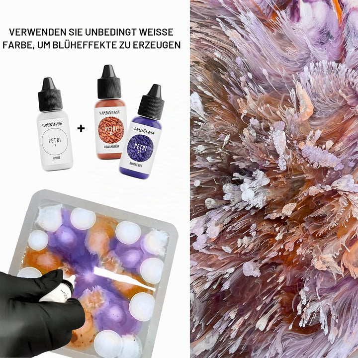 Satz von 13 x 5 ml Mini-Petrifarben