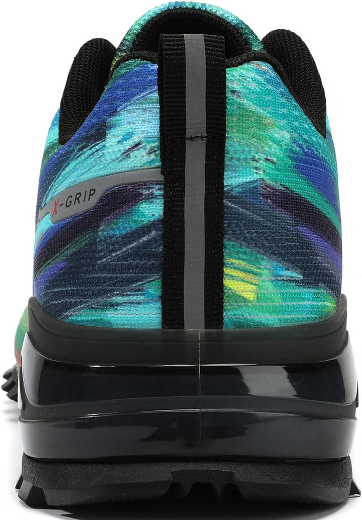 Kricely Traillaufschuhe Herren Leicht Atmungsaktiv Wanderstiefel rutschfest Laufschuhe Outdoor Fitne