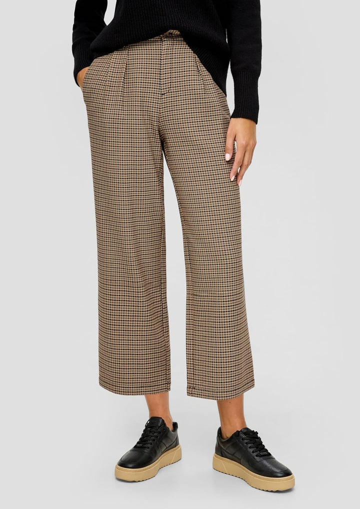 s.Oliver Regular: Culotte mit Bundfalten 42 99n3_schwarz, 42 99n3_schwarz