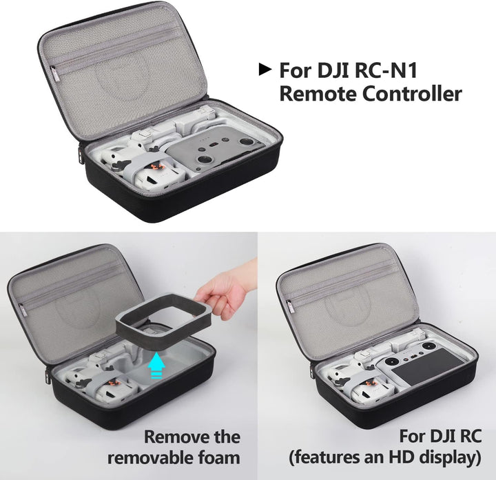 JSVER Tasche für DJI Mini 3 Pro/Mini 3, Tragetasche kompatibel mit DJI Mini 3 Pro Case für DJI Mini