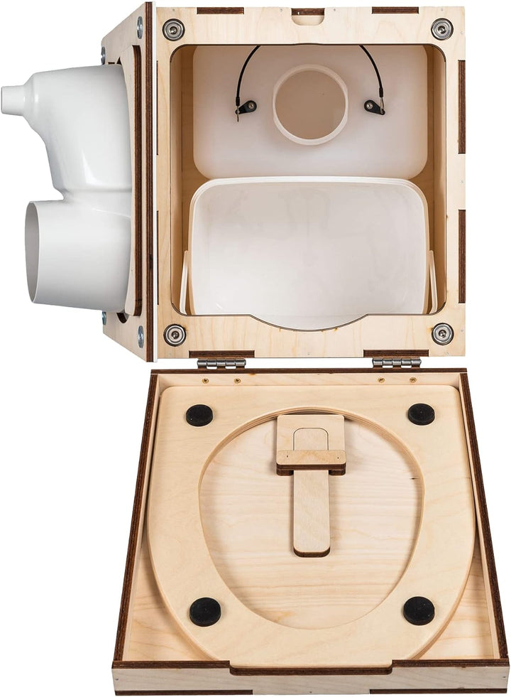 Kildwick MiniLoo Bausatz Campingtoilette/Komposttoilette Weiss, Weiss