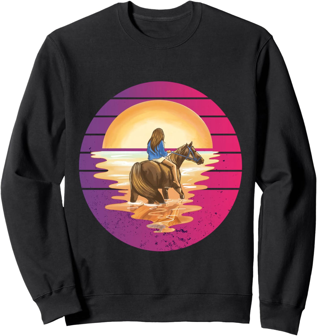 Ein Pferd reiten Sweatshirt