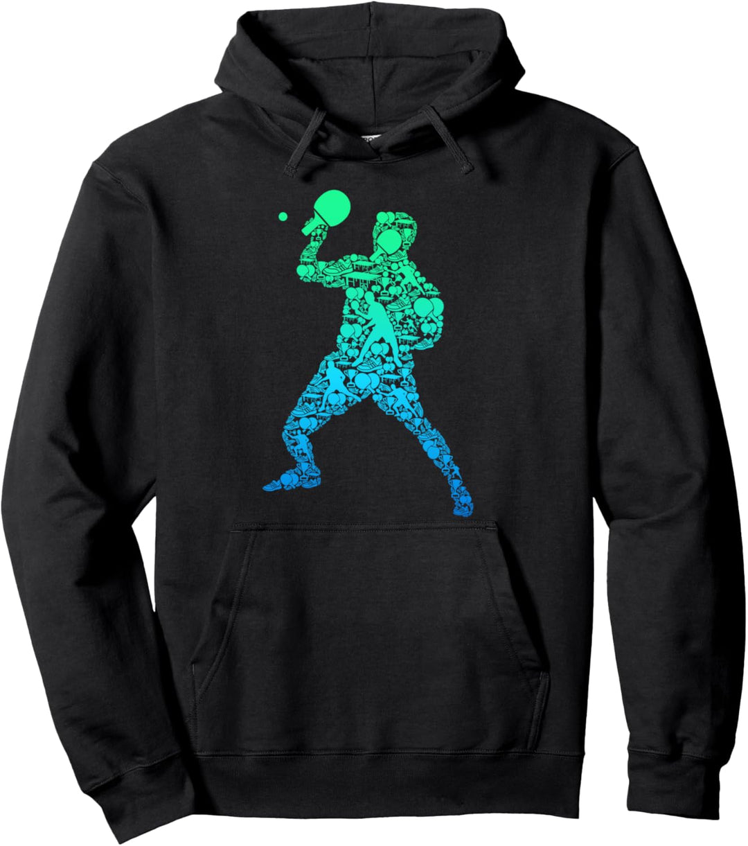Tischtennis Ping Pong Jungen Kinder Männer Pullover Hoodie