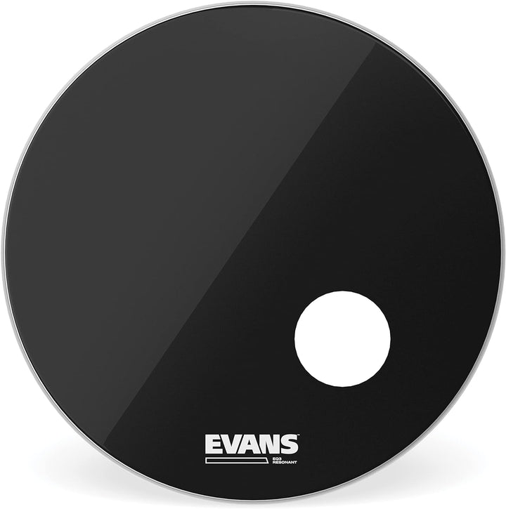 Evans BD20RB Resonanzfell mit 12,7 cm (5 Zoll) Loch 50,8 cm (20 Zoll) schwarz 20 inch, 20 inch