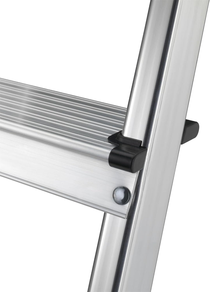 Hailo 5_8503-001 L60 Sicherheits-Haushaltsleiter, aus Aluminium, 3 Stufen