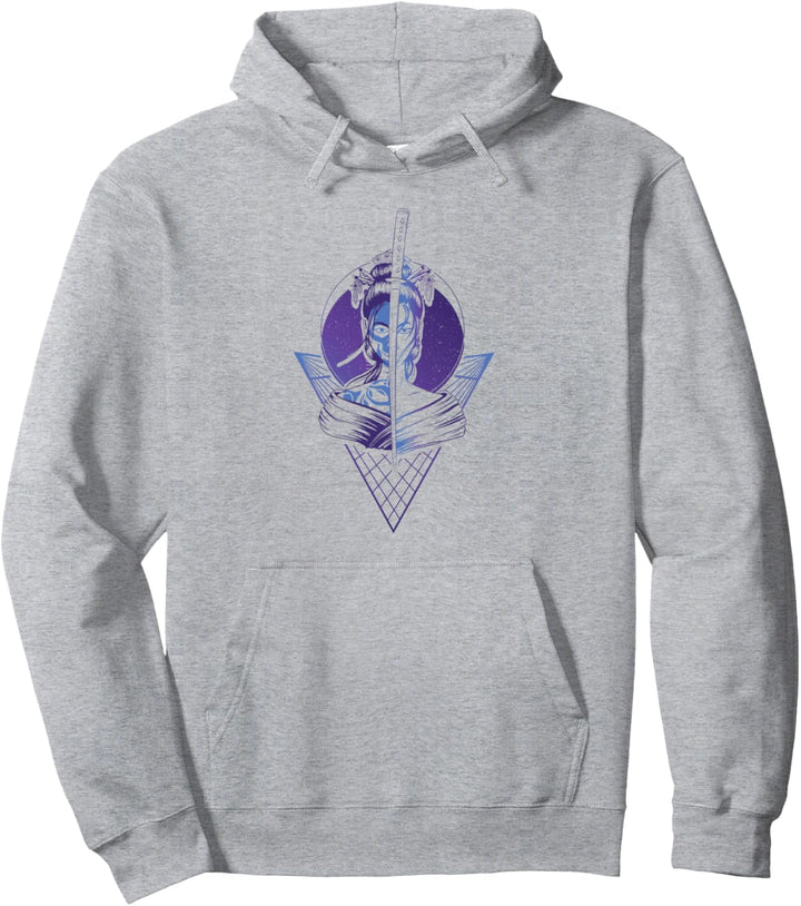 Geisha in Japan Vaporwave und Vaporwave Glitch mit Vaporwave Pullover Hoodie
