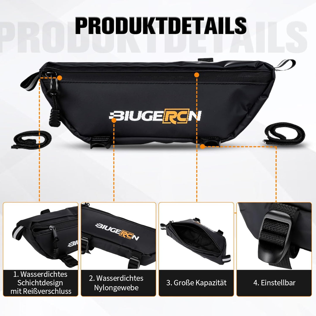 Lenkertasche Motorrad Tasche Dirt Bike Werkzeugtasche Wasserdicht Aufbewahrungstaschen Universal für