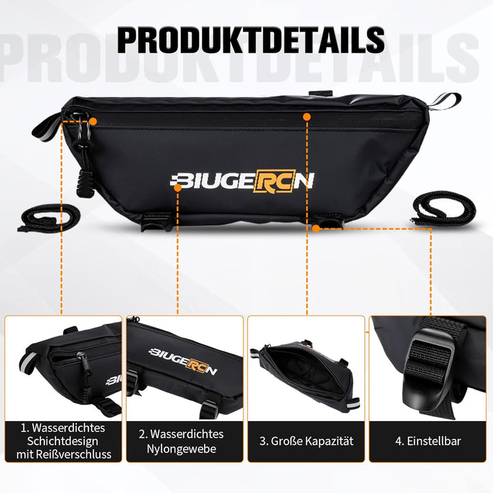 Lenkertasche Motorrad Tasche Dirt Bike Werkzeugtasche Wasserdicht Aufbewahrungstaschen Universal für