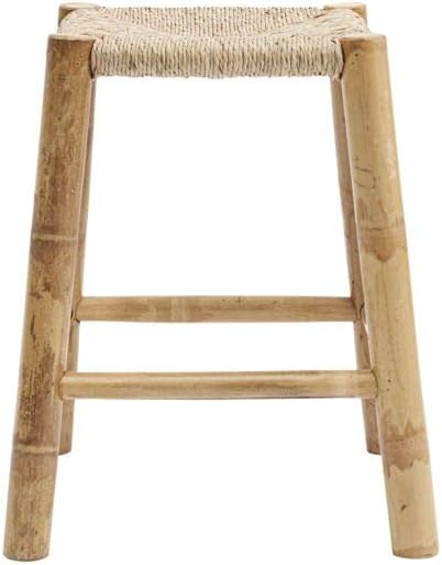 House Doctor Hocker, Kalyan, Natur, l, w: 30 cm, h: 45 cm, Marmor, Standard, 209800600 Standard Natu