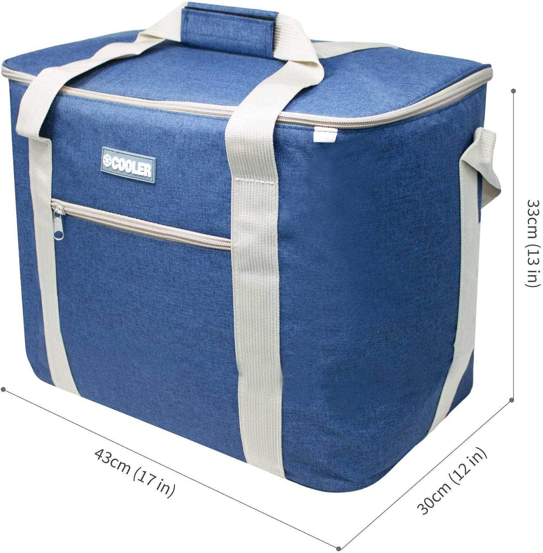 ToCi Kühltasche 36 Liter Isoliertasche Thermotasche Picknicktasche für Picknick Camping Urlaub Wande