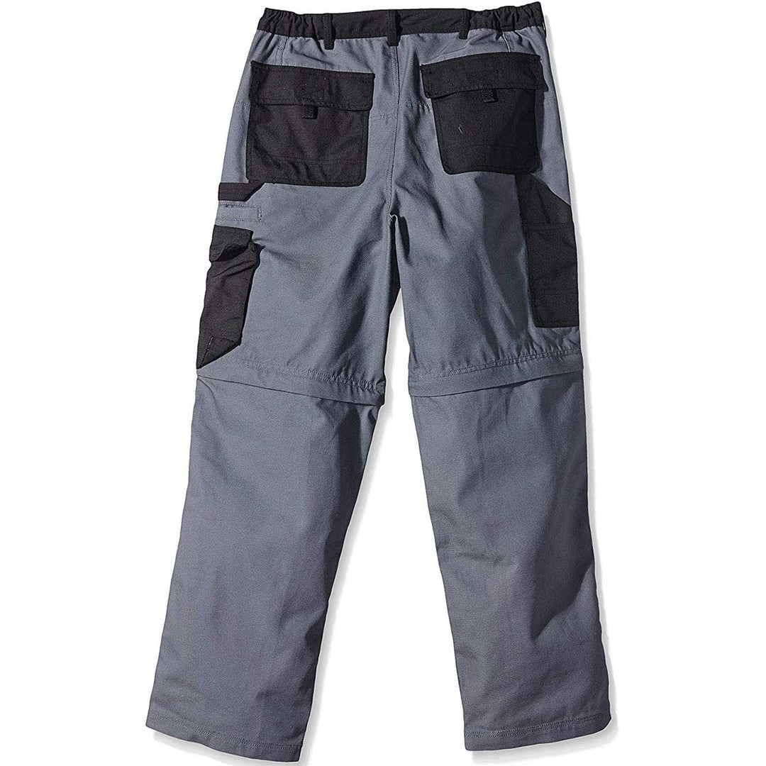 teXXor 2-in-1 Arbeitsbundhose Canvas 320 mit Cordura, verstärkt khaki 110, 20-008337-24 Grau 24, Gra
