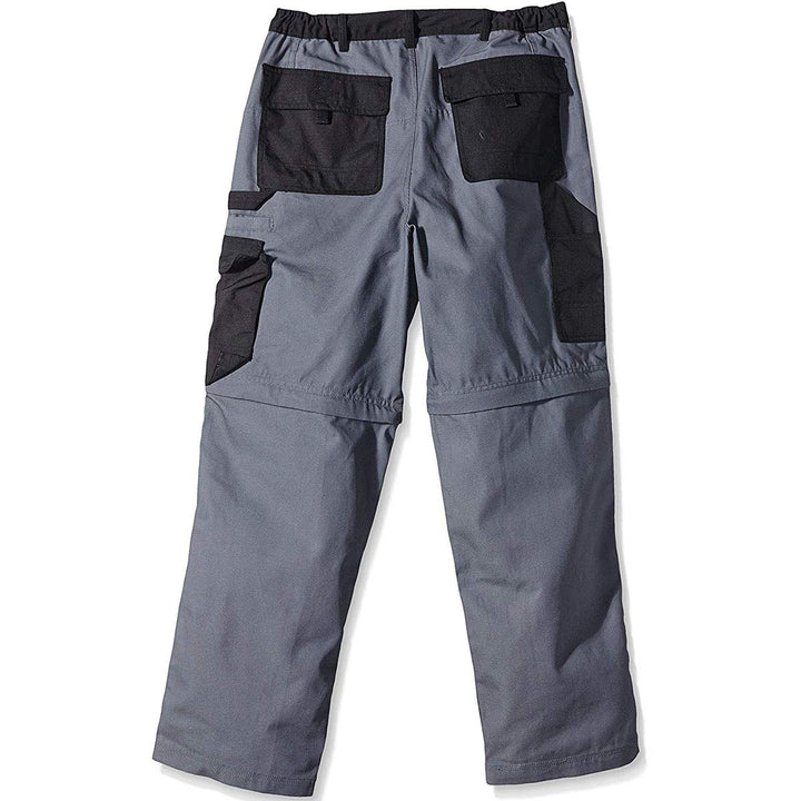 teXXor 2-in-1 Arbeitsbundhose Canvas 320 mit Cordura, verstärkt khaki 110, 20-008337-24 Grau 24, Gra