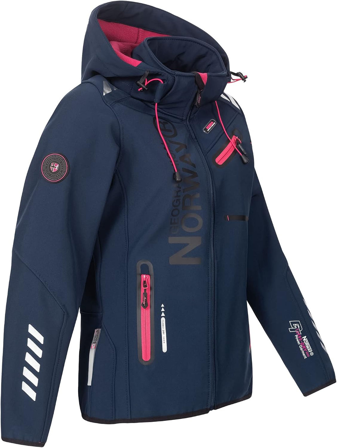 Geographical Norway Damen Softshell Funktions Outdoor Regen Jacke IMS Edition Sport wasserabweisend