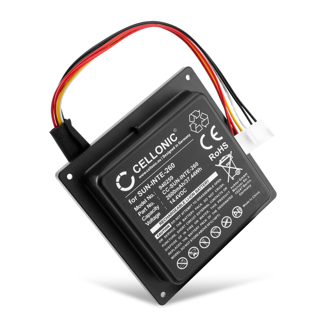 CELLONIC, Lautsprecherakku kompatibel mit JBL PartyBox 100 (2600mAh, 14.4v) Ersatzakku SUN-INTE-260