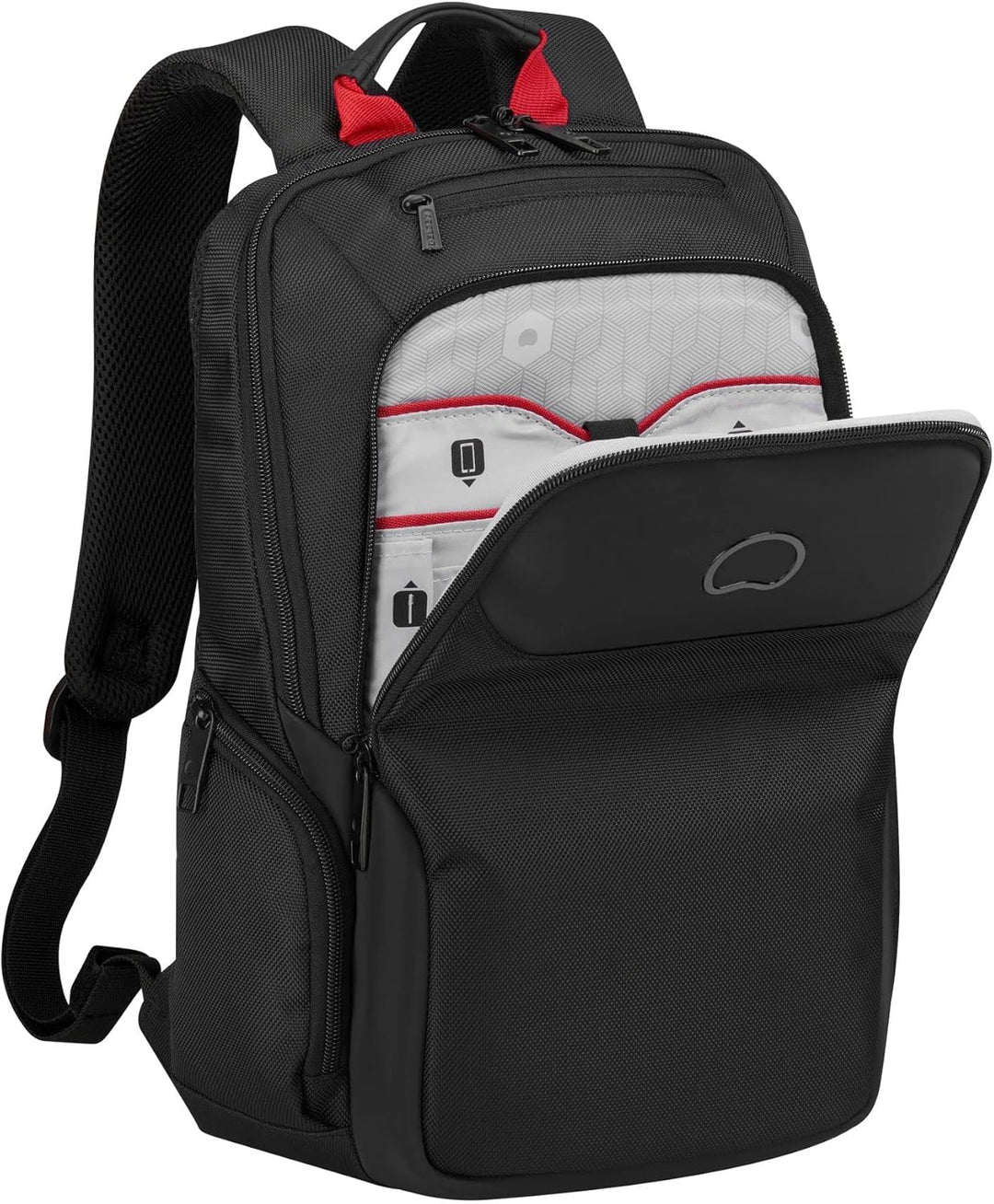 DELSEY PARVIS PLUS Schulrucksack, 38 cm, 15 liters, Schwarz (Noir) Sac à dos 38 cm Schwarz, Sac à do