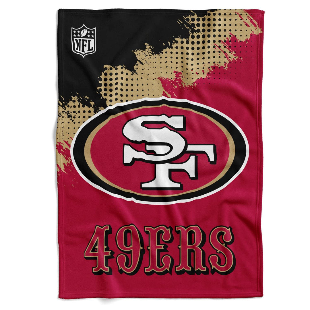 San Francisco 49ers NFL Flanell Decke Kuscheldecke Fleecedecke Steppdecke Velourdecke ** Throw Corne
