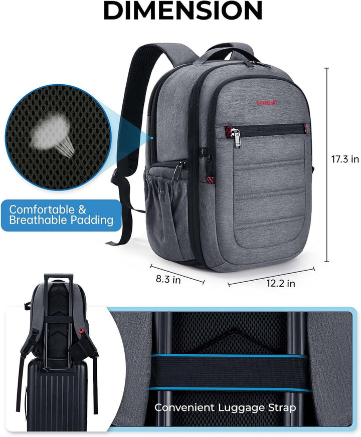 bagsmart Kamerarucksack Spiegelreflex Kameratasche für Fotografen, Wasserdichter Fotografie Reiseruc