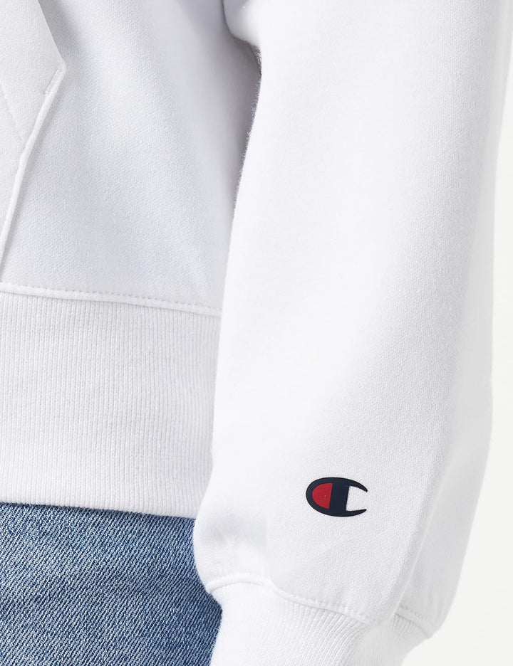Champion Damen Legacy American Classics Stretch Interlock Small Logo Boxy Full Zip Kapuzenpullover M