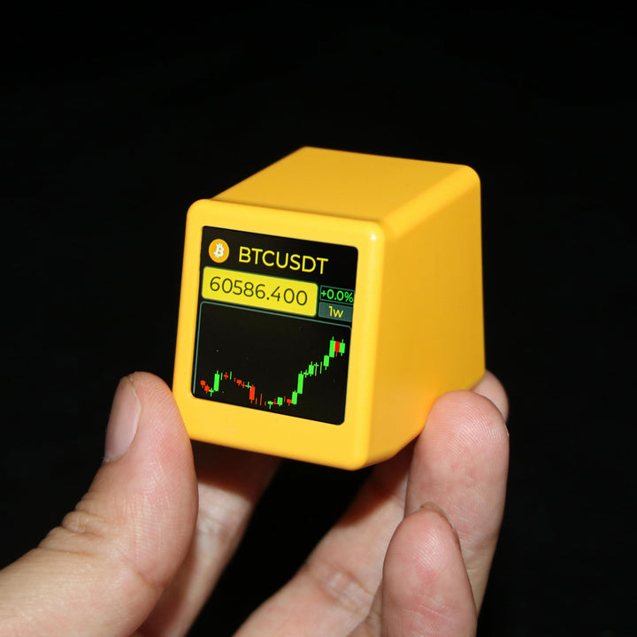 Vastarry Bitcoin Stock Ticker Monitor Anzeigezeit Wetter, Temperatur, Luftfeuchtigkeit und Bildwiede